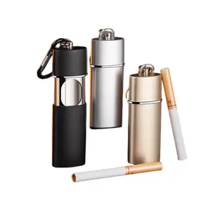Plastica portatile multifunzionale con posacenere in zinco portachiavi accessori per fumatori Mini posacenere creativo per esterni piccolo