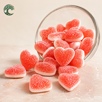 YUSAIL Premium Gourmet Hartvormige Gummy Candy Assortiment Fruitgevulde Snoepjes Op Maat Verpakte Levering