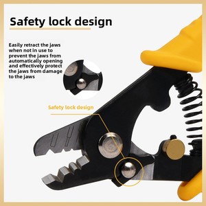 क्रॉस-बॉर्डर हॉट-सेलिंग तीन-पोर्ट फाइबर ऑप्टिक स्ट्रिपिंग पेलर मिलर, सटीक एपर्चर सेफ्टी लॉक डिजाइन - Product Image 4