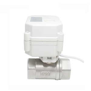 Vanne à boisseau sphérique motorisée en laiton 1/2 pouce, 3 voies, port en L, 24V CR2, 2 fils, à retour automatique, pour le contrôle du débit d'eau - Product Image 4