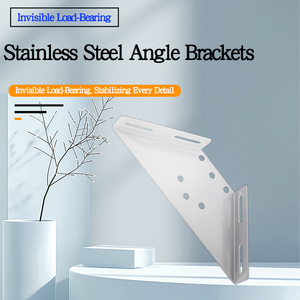 Pieza de conexión de esquina de cocina tradicional de acero inoxidable grueso <span class=keywords><strong>Triangular</strong></span> de seis agujeros, mesa de hierro en ángulo y fijación de silla - Product Image 6