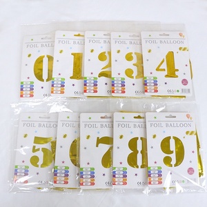 Bona 40 Inch Kích Thước Lớn Số Lá <span class=keywords><strong>Helium</strong></span> Bóng Bay Sinh Nhật Lễ Kỷ Niệm Đảng Trang Trí Lớn Globos Số Bóng Bay - Product Image 1