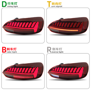 Per Volkswagen <span class=keywords><strong>Scirocco</strong></span> 2009-2014 dinamico fumo luce posteriore a LED ricambi Auto per fanale posteriore DRL segnale freno e retromarcia - Product Image 4