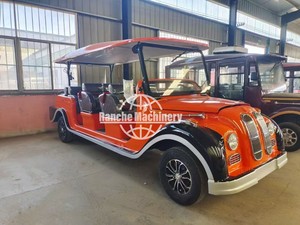 Hot Sale Four <b>Wheel</b> Classic Electric Vintage Sightseeing Car High Quality 2 Seater 4 Wheeled for Sightseeing Wedding - Product Image 2