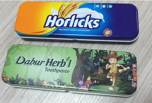 Bán buôn Tùy chỉnh hình chữ nhật kim loại <span class=keywords><strong>tin</strong></span> bút chì trường hợp tùy chỉnh thiết kế khuyến mại chủ bút chì - Product Image 3