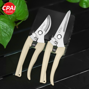 Cpai Bypass Pruning Shears Stainless Steel Yellow Handle 10-20mm For Garden Tree Flower Trimming - Product Image 4