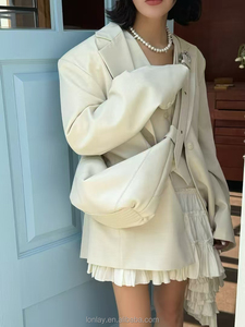 Sac à main unisexe de couleur unie design unique sac <span class=keywords><strong>Hogo</strong></span> souple en cuir véritable style vintage portable à la mode, nouveauté - Product Image 5