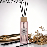 150ml Mattierte Farbige Glas-Duftdiffusor-Flasche mit Deckel, Leerer Nachfüllbarer Aroma-Behälter, Luxuriöser Raumduft für Zuhause, Schlafzimmer und Büro
