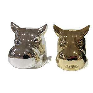 <span class=keywords><strong>Hippo</strong></span> Head Shape Gốm Con Heo Đất Ngân Hàng/Tiết Kiệm Ngân Hàng/Tiền Hộp Cho Cô Gái Và Chàng Trai, Hand Painted Quà Tặng & Thủ Công Mỹ Nghệ - Product Image 1