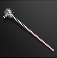 Termokopel Platinum Rhodium Tipe S/B/R Dengan Tabung Probe Pelindung Keramik Sensor Suhu Tinggi