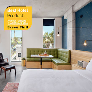 Ensemble de mobilier d'hôtel d'art moderne, créatif, pour chambre et salon, en bois massif, solutions clés en main pour l'aménagement intérieur de villas et d'hôtels de charme - Product Image 1