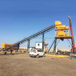 Planta Mezcladora de Concreto Autocargable de 90m3/h, Rentable, con Múltiples Contenedores para Proyectos Pequeños - Product Image 1