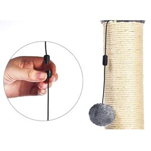 Gatto intelligente arrampicata graffiare post verticale grande 32 pollici torre in fibra di sisal design semplice alberi di gatto e scratcher - Product Image 4