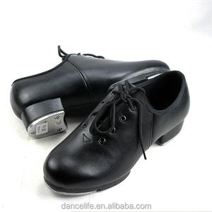 Zapatos de baile de claqué unisex para niños, zapatos de Claqué de cuero de vaca para niñas al por mayor, suela de cuero suave, zapatos de Claqué de rendimiento para niños - Product Image 5