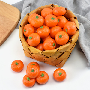2024 Artificial Sugar Orange <b>Foam</b> Fruit <b>Model</b> Eco-friendly Multi-size for Christmas and Thanksgiving Home Decorations - Product Image 2