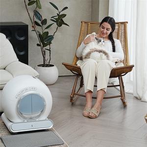 Litière automatique intelligente pour chat, vente en gros directe usine, module de désodorisation ionique breveté pour le marché européen, grande capacité, nettoyage facile - Product Image 2