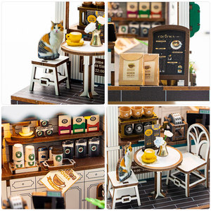 Kit <span class=keywords><strong>de</strong></span> Cabaña <span class=keywords><strong>de</strong></span> Madera en Miniatura <span class=keywords><strong>para</strong></span> Construir, <span class=keywords><strong>Juguete</strong></span> <span class=keywords><strong>de</strong></span> Modelismo <span class=keywords><strong>para</strong></span> <span class=keywords><strong>Niños</strong></span>, Adorno <span class=keywords><strong>de</strong></span> Muebles Ensamblados a Mano - Product Image 4