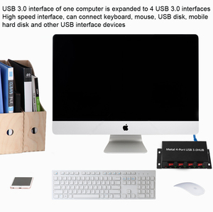 Kdata nhà máy sản xuất kim loại chất lượng cao truyền dữ liệu Sync với Powered <span class=keywords><strong>Switch</strong></span> 5V 1A sạc công nghiệp <span class=keywords><strong>4</strong></span> cổng <span class=keywords><strong>USB</strong></span> HUB <span class=keywords><strong>3.0</strong></span> - Product Image 6