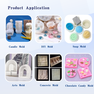 Molde líquido 30A <span class=keywords><strong>RTV2</strong></span> para hacer caucho de silicona para alimentos/industrial/grado médico precio barato para molde de piedra de hormigón - Product Image 3