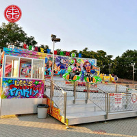 Manège mobile Breakdance, parc d'attractions portable, manèges pour enfants et adultes, sensations fortes, Break Dance fou avec remorque montée à vendre