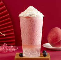 Vente directe usine : Sauce saveur fraise 680ml Anran, ingrédient sucré non laitier pour pâtisserie, confiserie, garniture et bubble tea