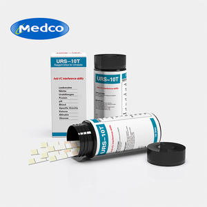 Tiras Reactivas de Orina Urs-10t, 100 Tiras, Kit de Diagnóstico de Análisis de Orina Anti-Interferencia VC - Product Image 2