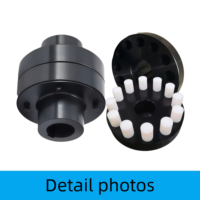 Accouplement flexible de précision SFS en acier 45 pour servomoteur, structure universelle, axe de moteur à connexion étroite