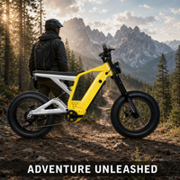 Vélo électrique tout-terrain 20 pouces avec pneus larges 4.0, moteur sans balais 500W, cadre en alliage d'aluminium, frein à disque hydraulique, batterie au lithium 36V14Ah
