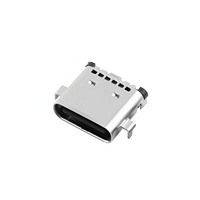 Haute qualité Type c 24 broches connecteur femelle double rangée broche plaque de naufrage 0.8/1.0/1.6/2.1/2.4mm SMT montage USB 3.0/3.1 3A 5V