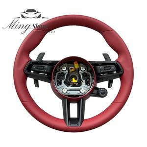 NOUVEAU Volant GT pour Porsche Panamera Macan Cayenne Taycan 718 Cayman GT4 <span class=keywords><strong>RS</strong></span> 911 Carrera Targa 911 <span class=keywords><strong>GT3</strong></span> 911.2 991 992 GT2 - Product Image 2