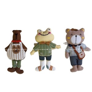 กิ๊บติดผมยางยืดสูง น่ารัก สไตล์เกาหลี รูปหมี <span class=keywords><strong>กบ</strong></span> ทำมือ หวานละมุน สำหรับตกแต่งผม - Product Image 1