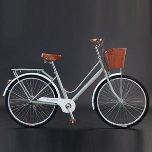 Vélo de ville JINT Bike City 26 pouces, simple vitesse, jantes en alliage d'aluminium avec panier, pour les trajets domicile-travail, les courses et l'école. - Product Image 4