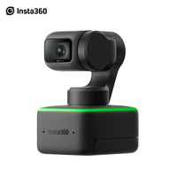 Insta360 Link 4K HDR web kamerası ile 1/2 "sensör AI izleme gürültü önleyici mikrofonlar jest kontrolü ve modları kamera