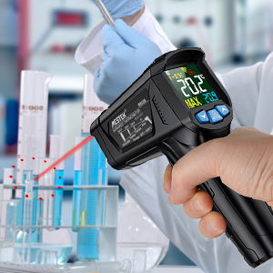 Cầm tay IR nhiệt độ súng pyrometer Imager kỹ thuật số hồng ngoại ngành công nghiệp Nhiệt kế đo nhiệt kế hồng ngoại công nghiệp - Product Image 5