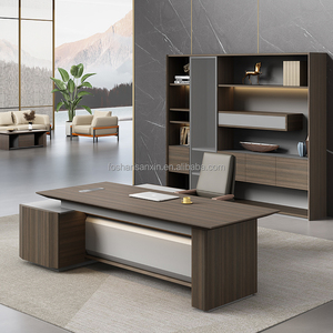 Scrivania da ufficio allungabile semplice e moderna di lusso leggero per uso di classe singola <span class=keywords><strong>del</strong></span> responsabile della casa per lo spazio privato <span class=keywords><strong>del</strong></span> presidente o <span class=keywords><strong>del</strong></span> <span class=keywords><strong>capo</strong></span> - Product Image 3