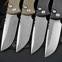 Couteau pliant Pro-Tech 229 en acier 8Cr13MoV, manche en aluminium, couteau de poche tactique, survie en plein air avec clip arrière en alliage de titane