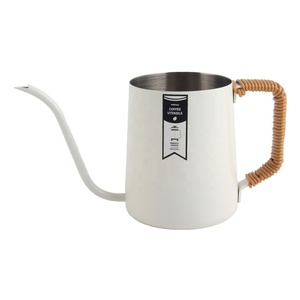 กาน้ำรินกาแฟแบบคอห่าน ขนาด 0.35/0.6 ลิตร สีขาว ทรงยาวแคบ - Product Image 4