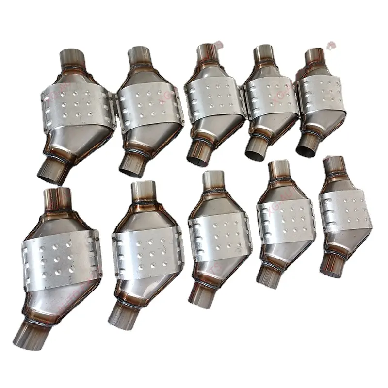 XG Auto Parts Exhaust System Spare Parts Ceramic Core Or Metal Core Flat Special-shaped Catalyst Universal Catalytic Converter