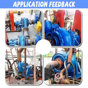 ปั๊มดูดทราย Dehuike ขนาด 8 นิ้ว ปั๊มดูดทรายแม่น้ำขนาดเล็ก ปั๊มดูดทรายแม่น้ำ ปั๊มดูดทรายและกรวด ปั๊มสำหรับทำเหมืองทอง - Product Image 5