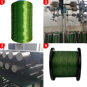 Super 100M 300M 500M Pe tressé ligne de pêche 4 brins sans décoloration couleur <span class=keywords><strong>carpe</strong></span> cordon de pêche 0.06-0.55mm 4-110LB <span class=keywords><strong>fil</strong></span> - Product Image 2