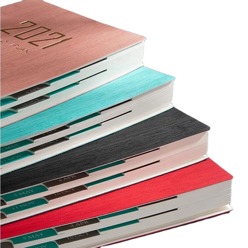 Buku catatan kualitas tinggi cetak kustom dengan logo cetak kustom