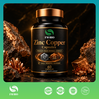 Capsules de zinc et de cuivre naturelles, complément minéral essentiel pour le bien-être quotidien, fournisseur de capsules de zinc et de cuivre en marque privée