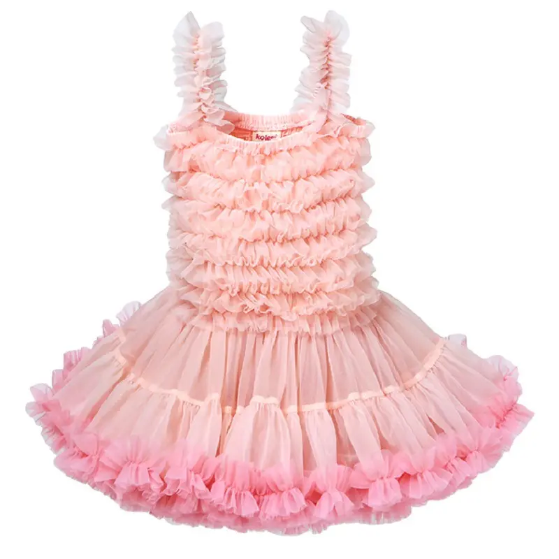 WEN Summer Hot Style Girls' Petti skirt Children's Tulle Skirt Puffy Tutu Dresses