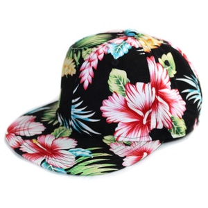 Mũ thời trang mùa hè giảm giá, thiết kế tùy chỉnh, kiểu dáng cổ điển, unisex, 100% acrylic, mũ snapback họa tiết xương cá, điều chỉnh nhanh, họa tiết hoa - Product Image 4