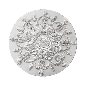 <span class=keywords><strong>Rosace</strong></span> de <span class=keywords><strong>plafond</strong></span> ronde en polyuréthane gaufré, installation facile, durable, écologique, surface lisse pour la décoration intérieure - Product Image 6
