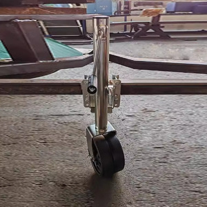 Cric de <span class=keywords><strong>remorque</strong></span> à manivelle latérale de style américain 2000 LBS, <span class=keywords><strong>roue</strong></span> double de <span class=keywords><strong>8</strong></span> <span class=keywords><strong>pouces</strong></span>, déplacement de 10 <span class=keywords><strong>pouces</strong></span> - Product Image 5