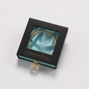 Caja de Almacenamiento de Joyería de Lujo Personalizada con Ventana Deslizante, Cajones con Asa, Color y Logotipo Personalizados, Papel Cartón - Product Image 5