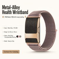 Bracelet intelligent mince et étanche IP67 sans écran avec suivi ECG, oxygène sanguin, sommeil et moniteur de fréquence cardiaque pour le yoga et la course à pied