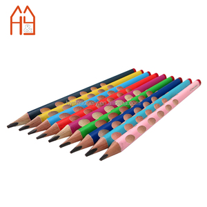 Matite con impugnatura triangolare spessa per bambini, set di 12 matite ergonomiche per scrittura, HB pre-affilate, articoli scolastici - Product Image 1