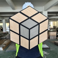 Panneau acoustique durable en forme irrégulière 3D, résistant aux rayures, absorbant le son, en fibre de polyester
